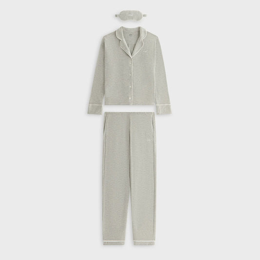 Kith Women Pajama Set - Light Heather Grey