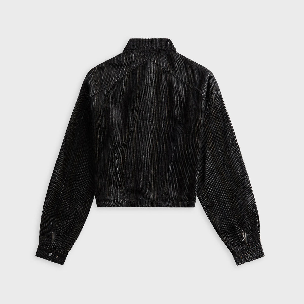 Kiko Kostadinov Kraner Cropped Shirt - Melange Black