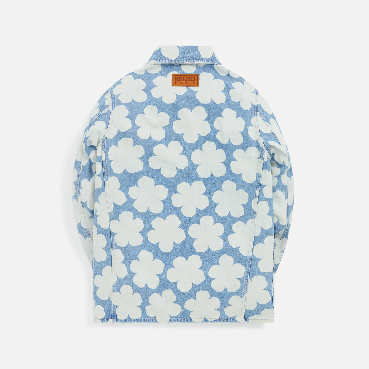 Kenzo Printed Workwear Jacket - Blue