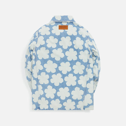Kenzo Printed Workwear Jacket - Blue