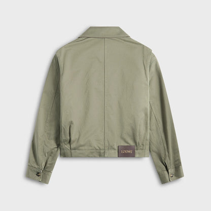 Loewe Belted Jacket - Khaki Green