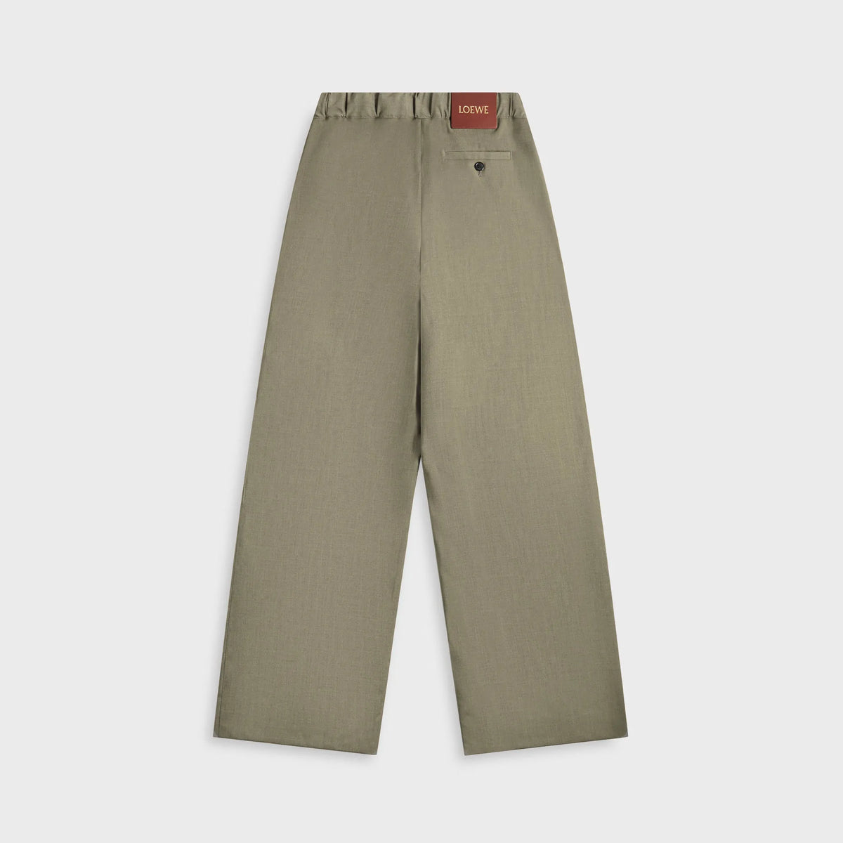 Loewe Drawstring Trousers - Khaki Green