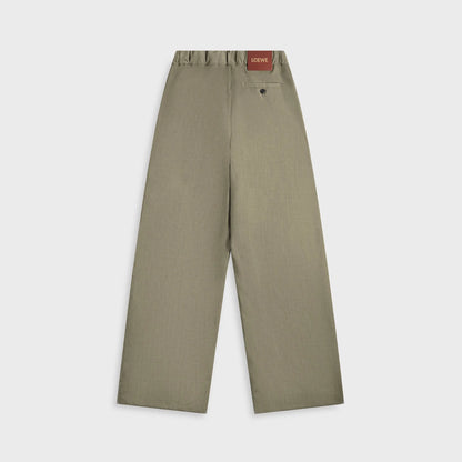 Loewe Drawstring Trousers - Khaki Green