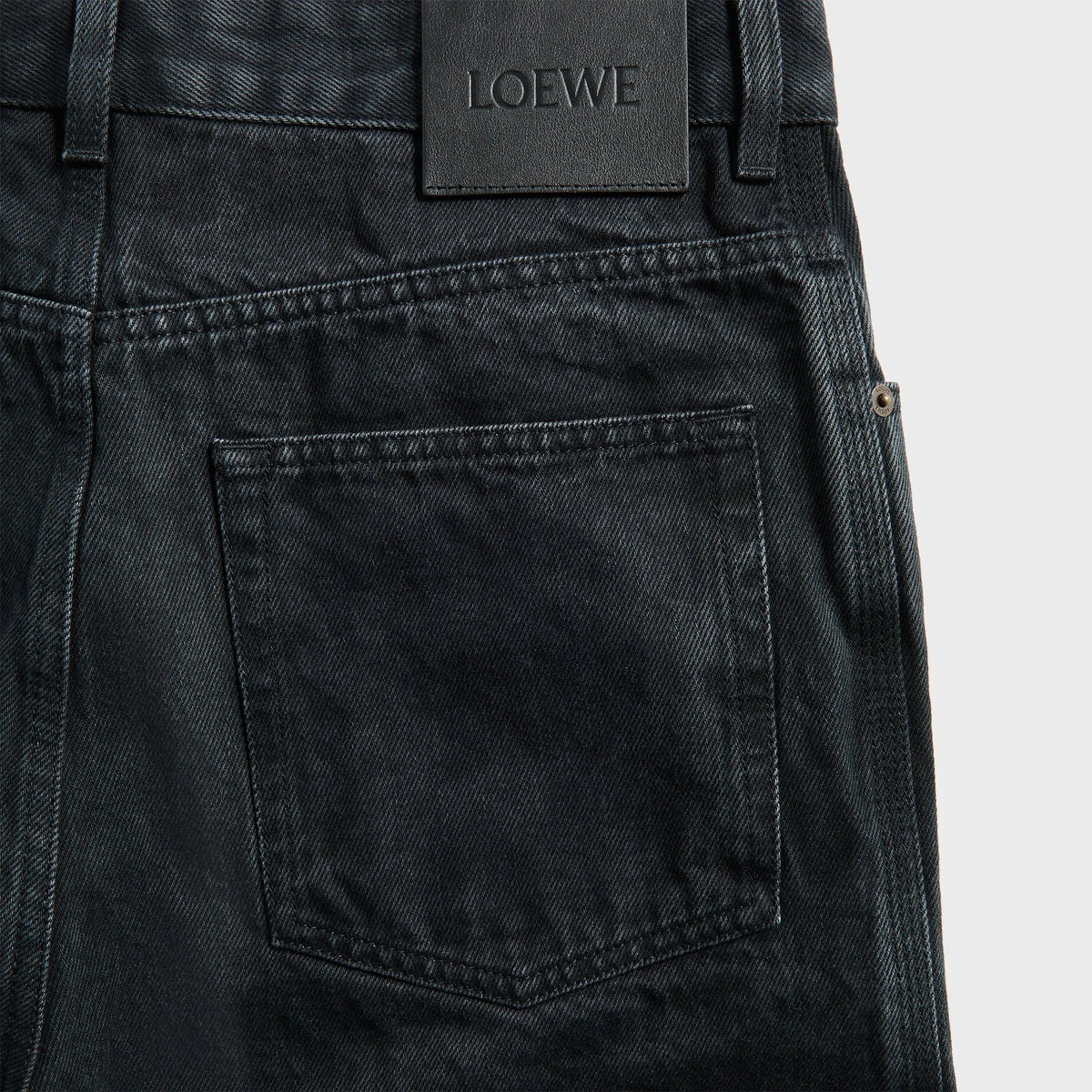 Loewe Anagram Baggy Jeans - Black