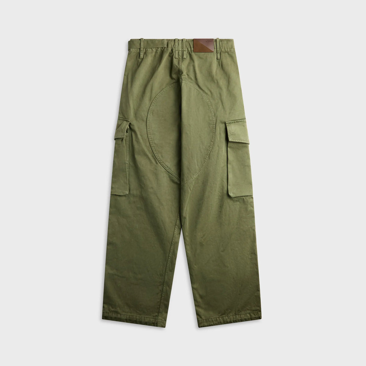 Loewe Cotton Cargo Trouser - Khaki Green
