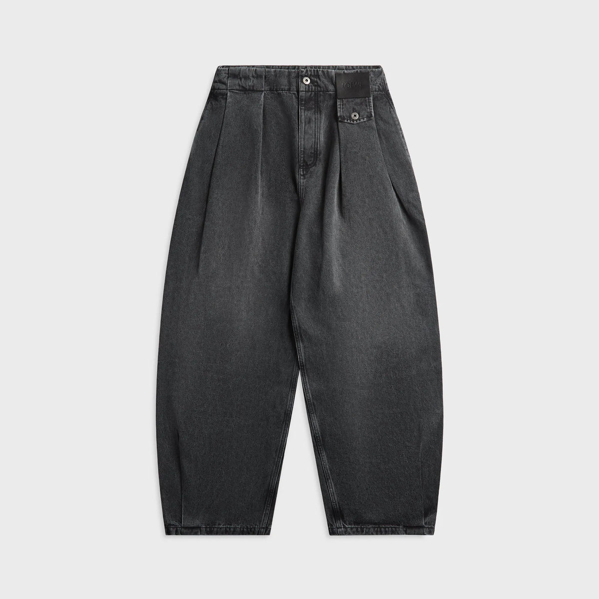 Loewe Pleated Jeans - Black