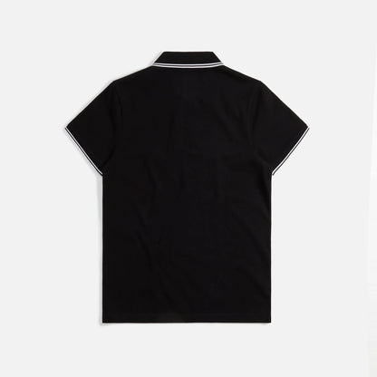 Moncler Short Sleeve Polo Shirt - Black