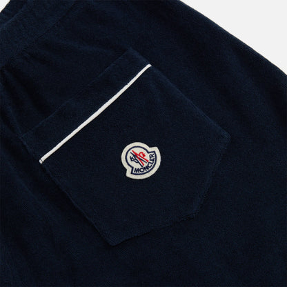 Moncler Shorts Terry - Dark Navy