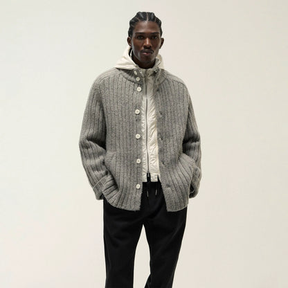 &Kin Knit Alvaro Jacket With Liner - Medium Heather Grey