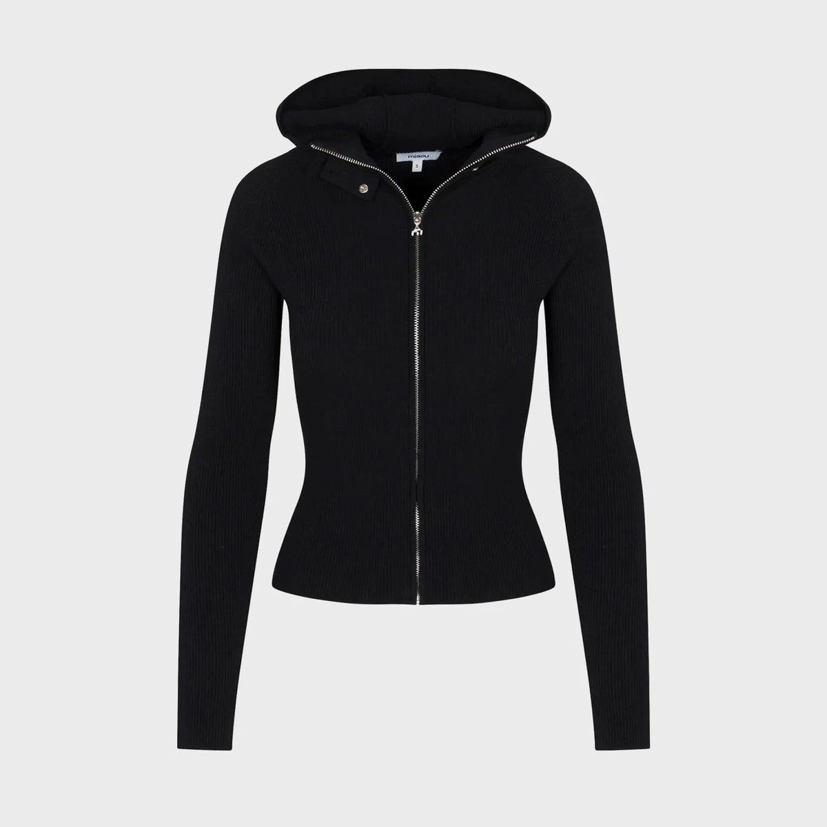 Miaou Lena Zip Up Hoodie - Black
