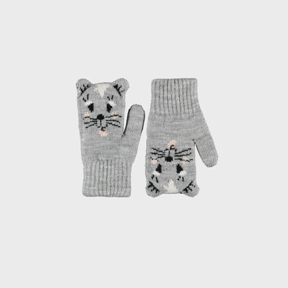 MOLO Kenau Mittens - Grey Melange