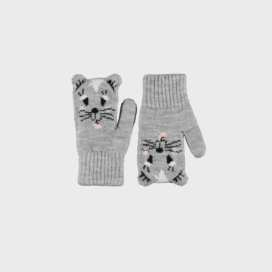 MOLO Kenau Mittens - Grey Melange