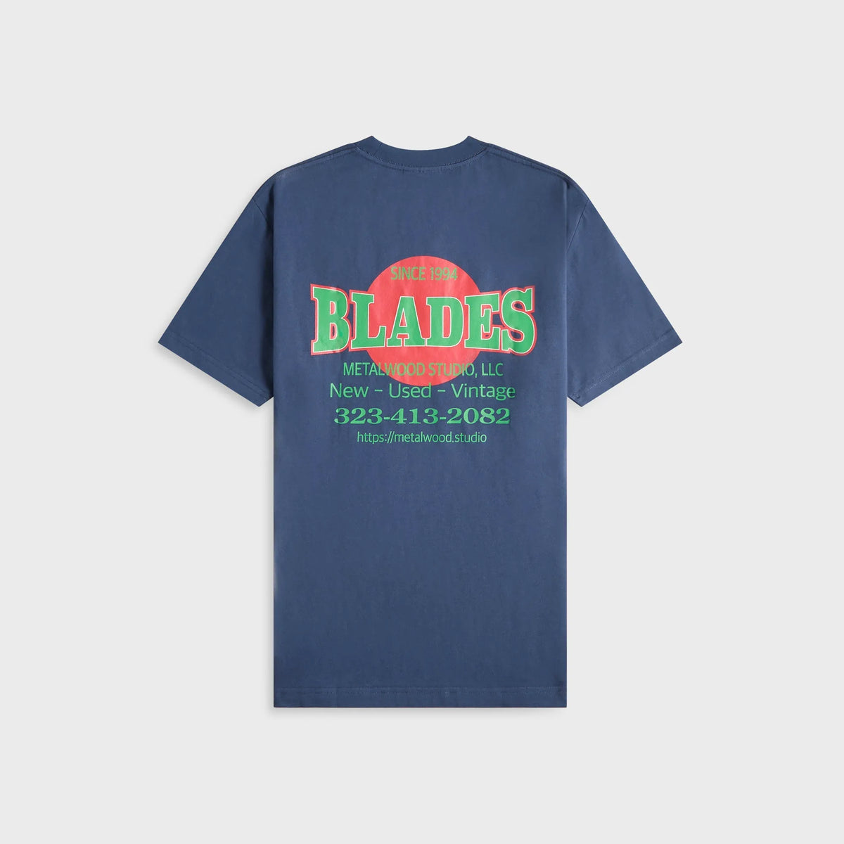 Metalwood Blades Gym Tee - Navy