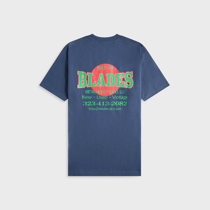 Metalwood Blades Gym Tee - Navy