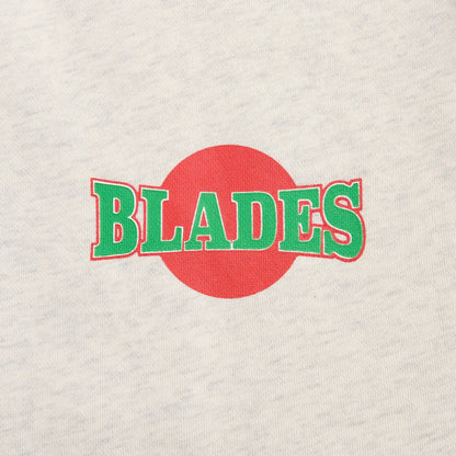 Metalwood Blades Gym Zip Hooded Sweatshirt - Heather Grey
