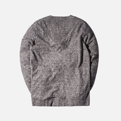 Norse Projects Halfdan Contrast Flame L/S Tee - Melange Grey