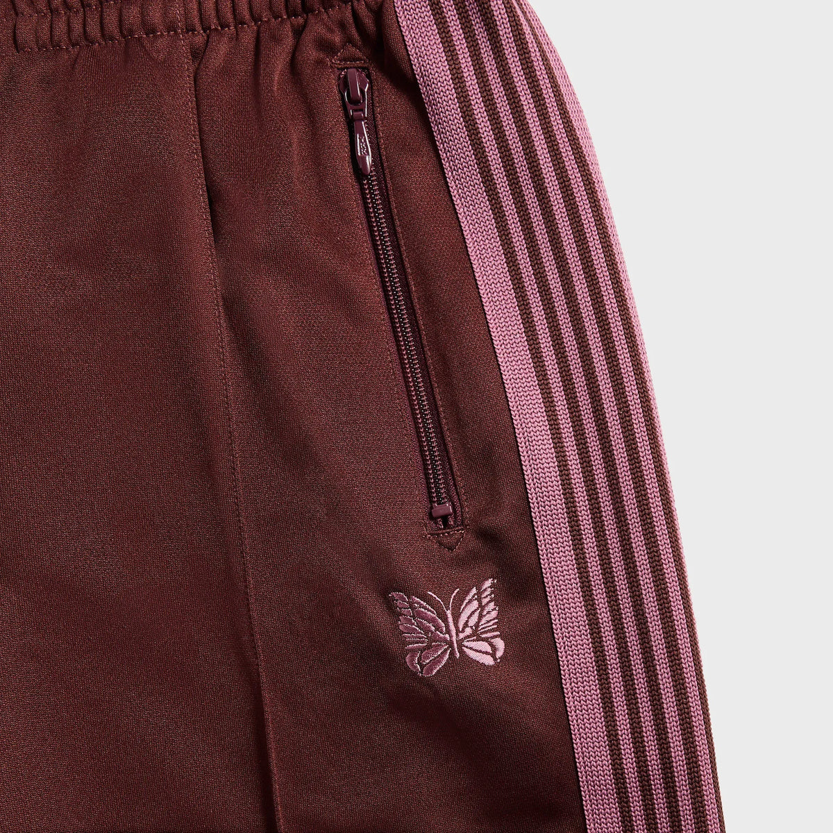 Needles Poly Smooth Track Pant - Brown