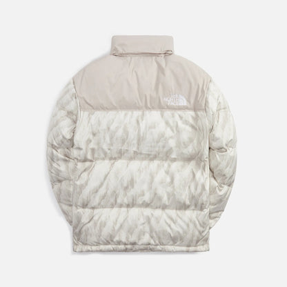 The North Face Printed 1996 Retro Nuptse Jacket - Silver Grey