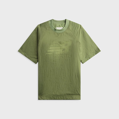 New Balance Grey Double Layer Tee - Oregon Grass / Green