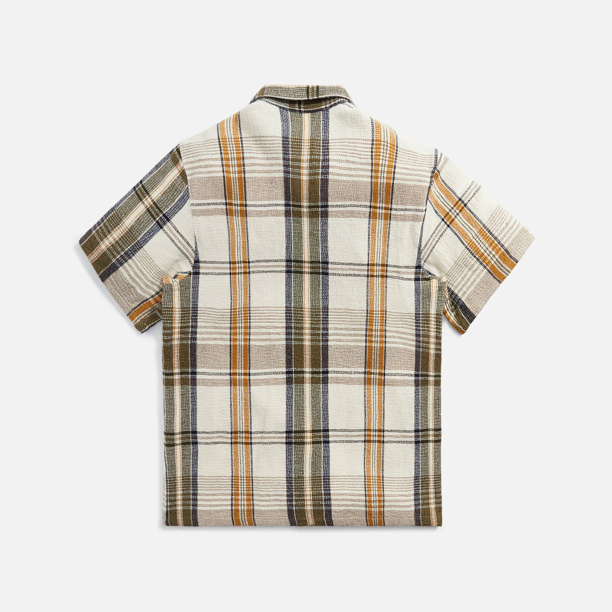 Our Legacy Elder Shirt Summer Plaid - Ecru / Green
