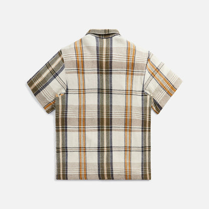 Our Legacy Elder Shirt Summer Plaid - Ecru / Green