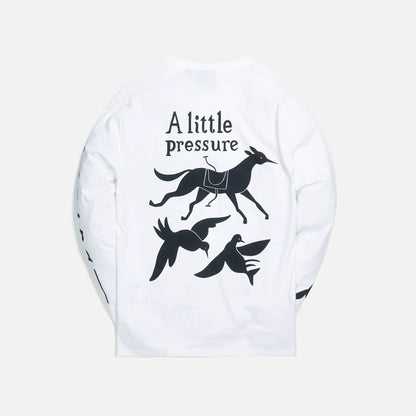 by Parra A Little Pressure L/S Tee - White