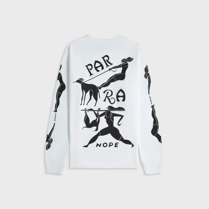 by Parra Dog Training Long Sleeve Tee - White