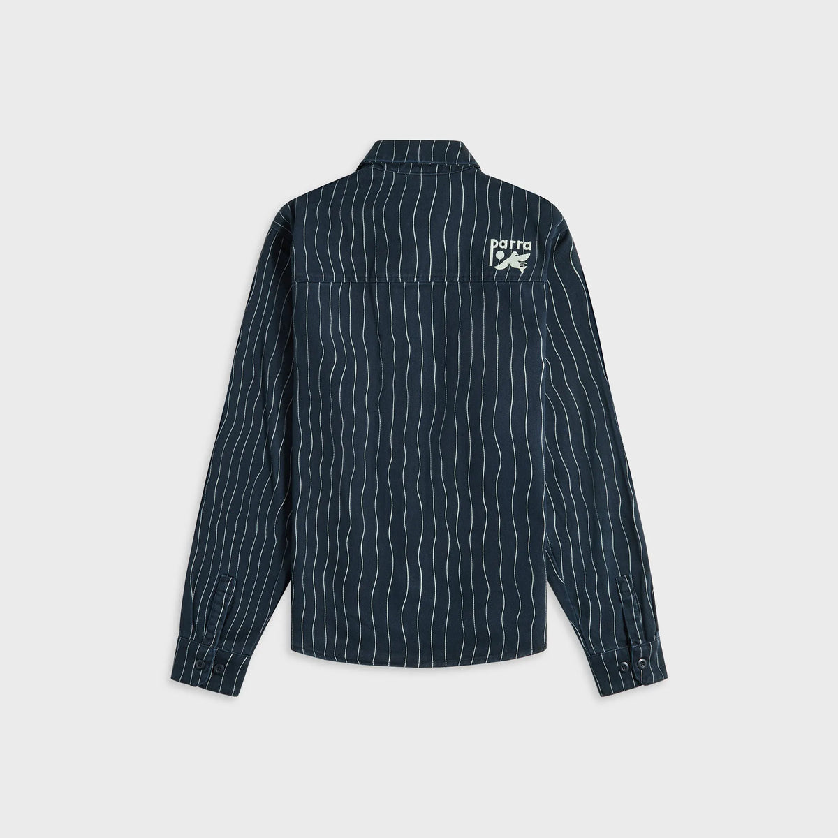 by Parra Meandering Lines Shirt - Navy Blue
