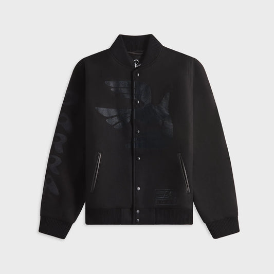 by Parra Not Movie Quality Varsity Jacket - Black