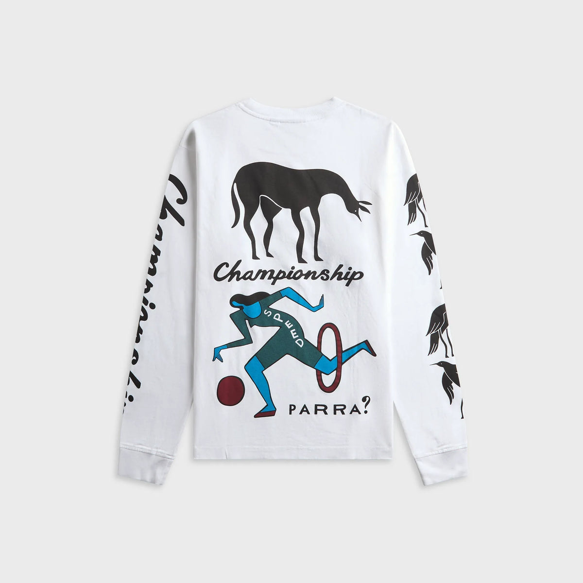by Parra Divine Hammer Long Sleeve Tee - White