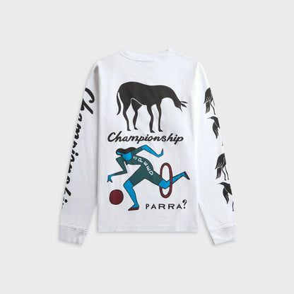 by Parra Divine Hammer Long Sleeve Tee - White