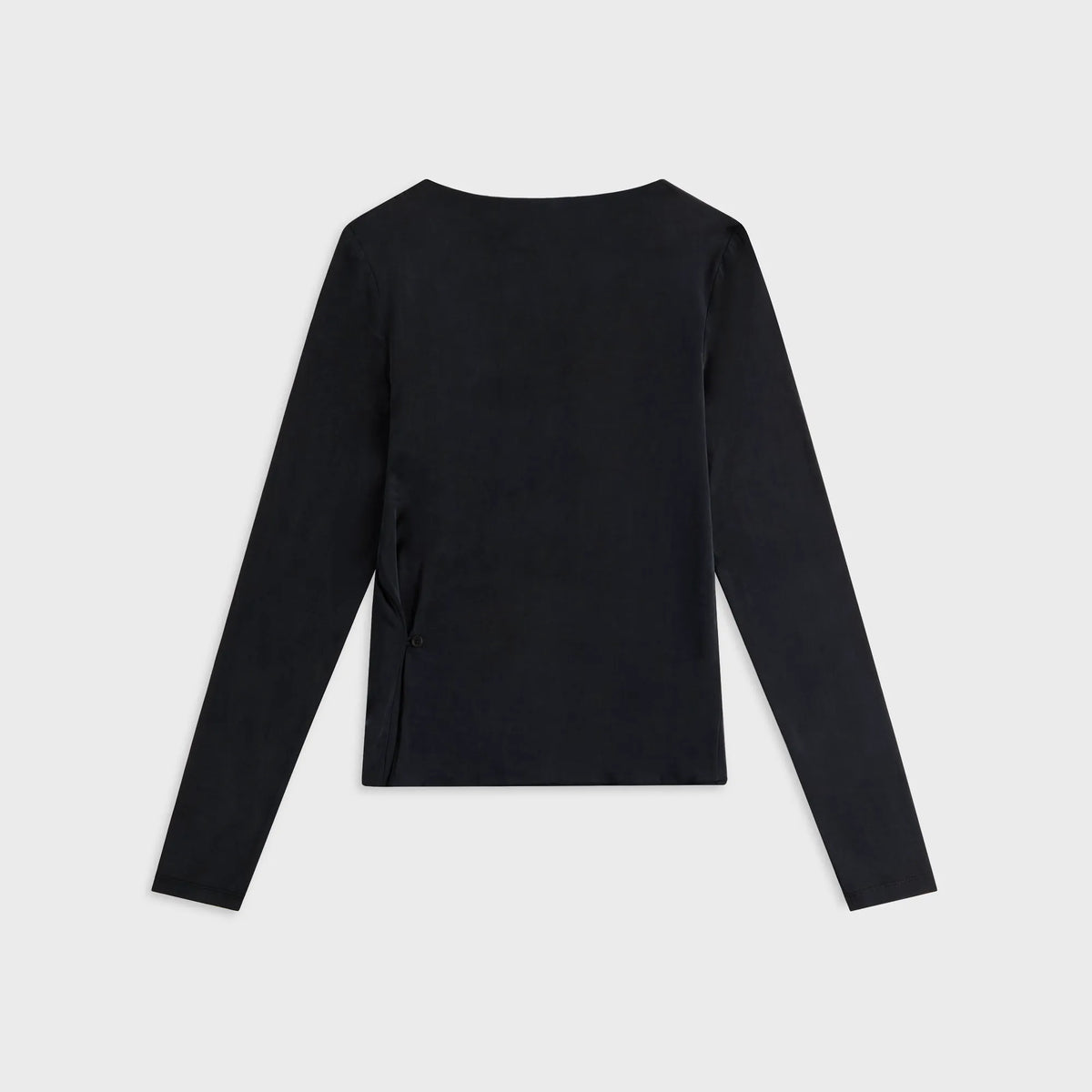 Peachy Den Kylie Long Sleeve Top - Black