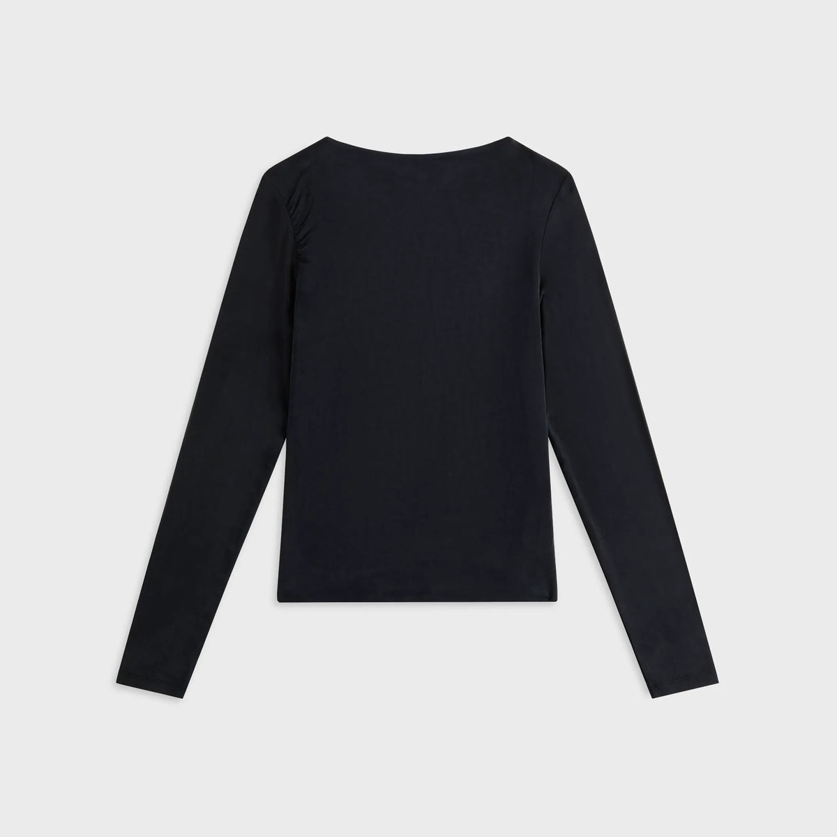 Peachy Den Kylie Long Sleeve Top - Black