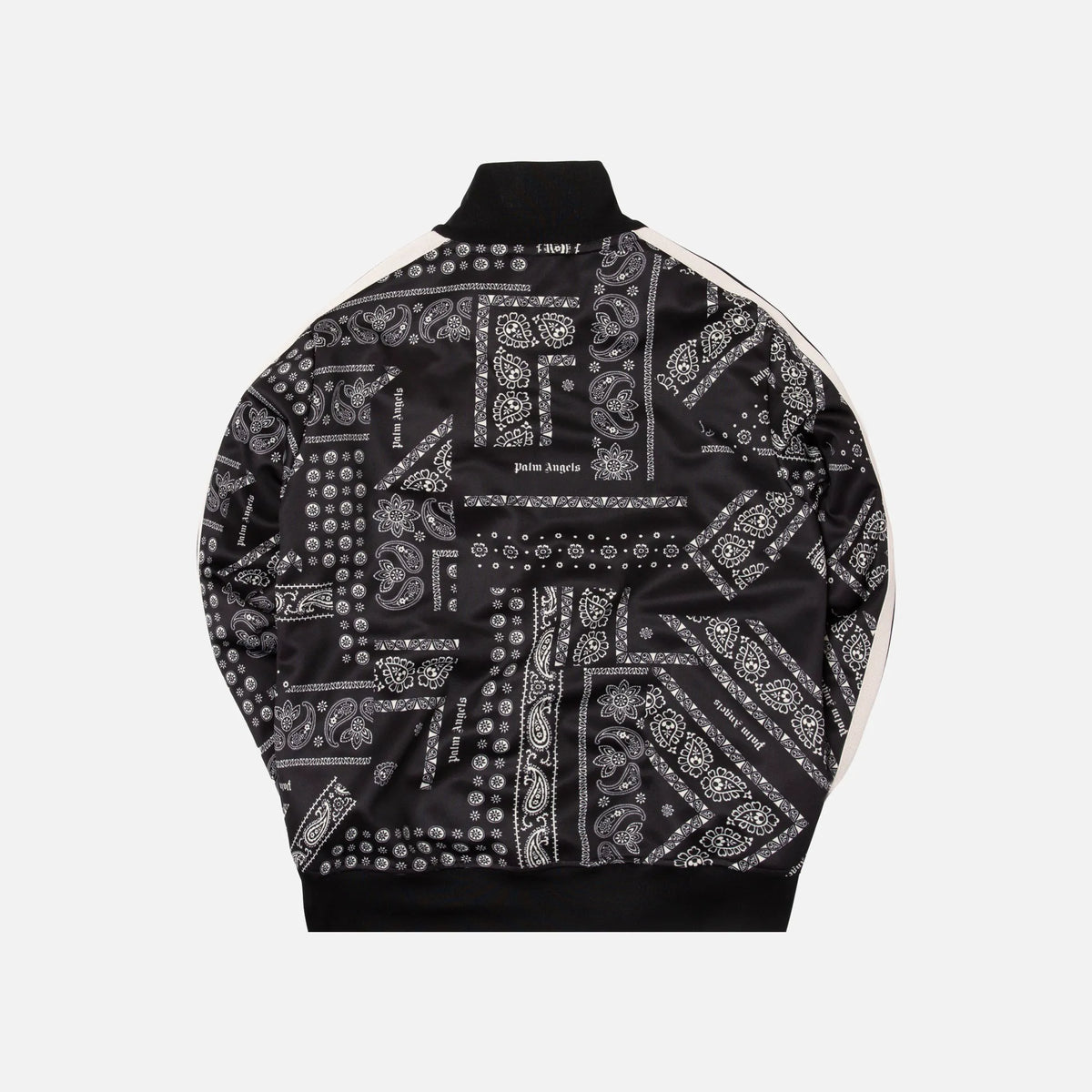 Palm Angels Bandana Track Jacket - Black / White