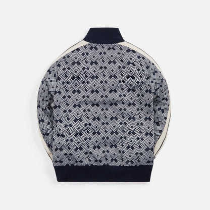 Palm Angels PA Jacquard Track Jacket - Navy / Off White
