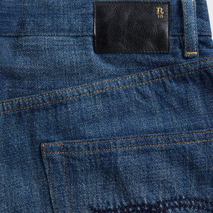 R13 D'arcy Flare - Blue Bandana