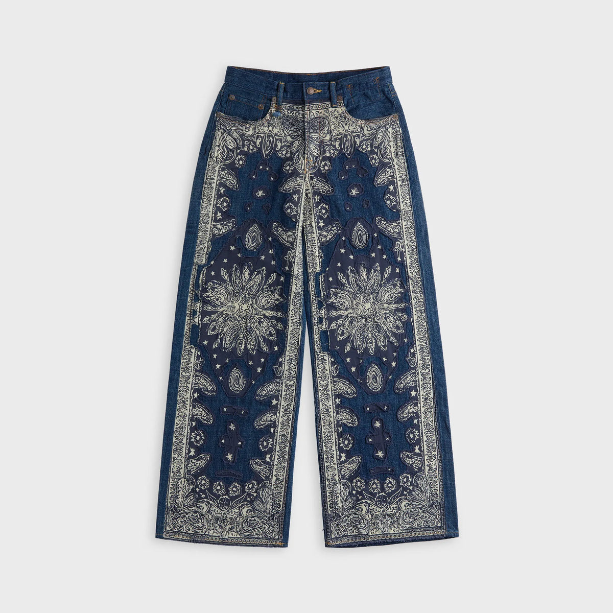 R13 D'arcy Flare - Blue Bandana