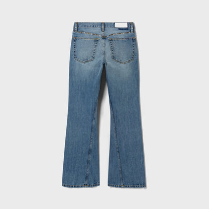 ReDone Twisted Mid-Rise Bootcut Jean - Thundestruck