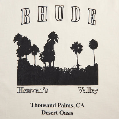 Rhude Thousand Palms Tee - Vintage Black