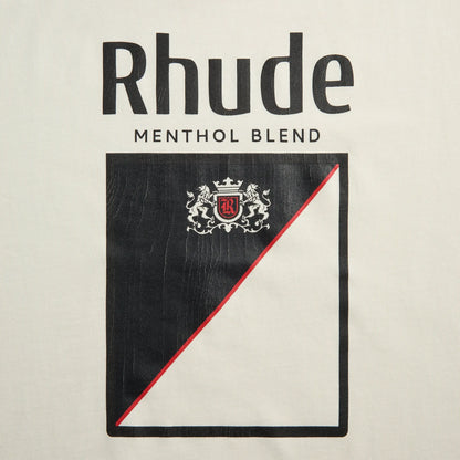 Rhude Collins Fumar Tee - Vintage White / Black / Red