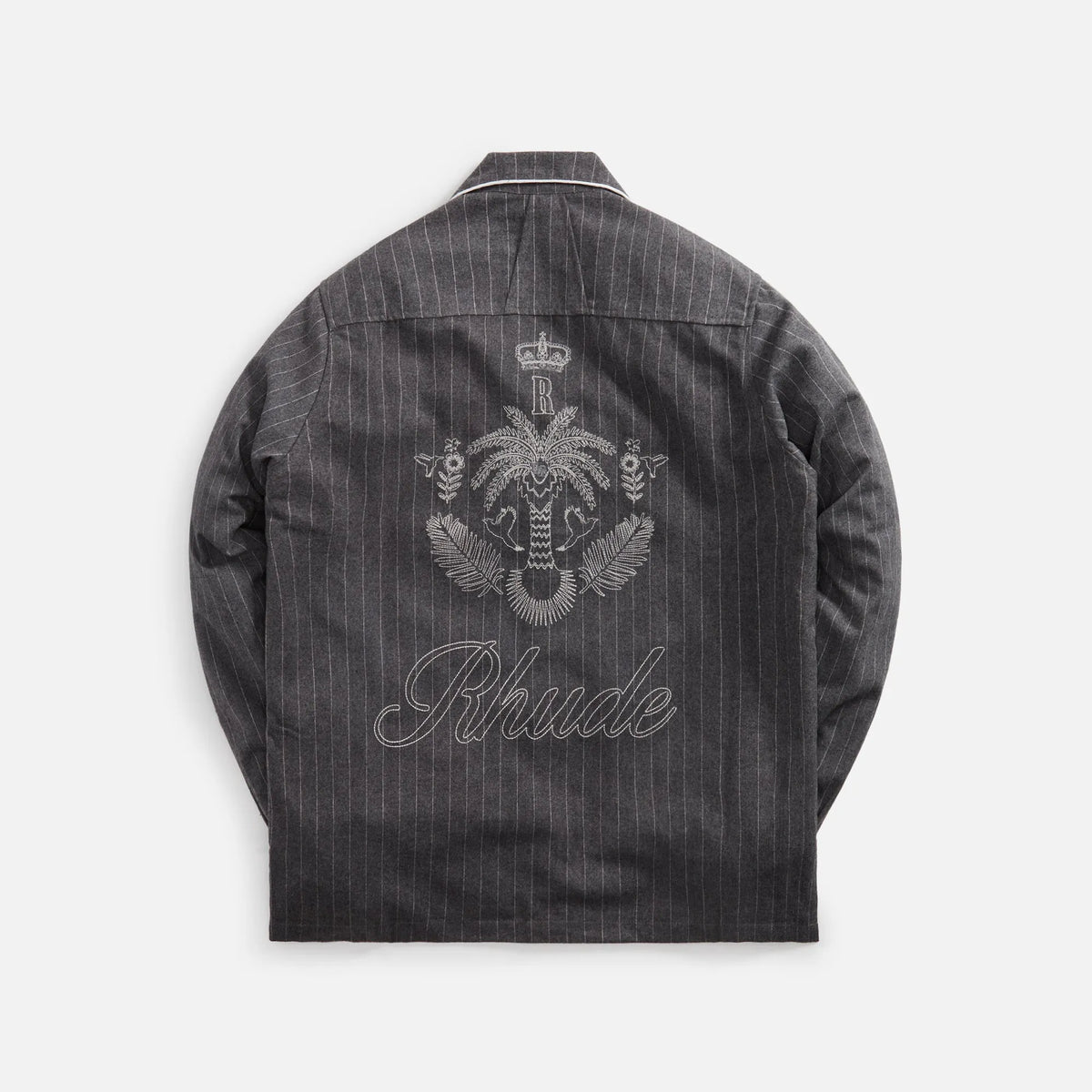 Rhude PJ Long Sleeve Shirt - Black