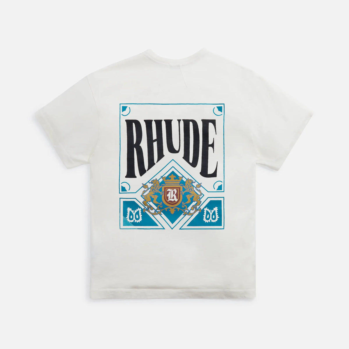 Rhude Card Tee Vintage - White