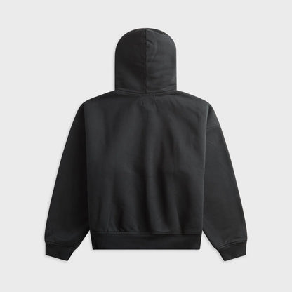 Rhude Eagle Pass Zip-Up Hoodie - Vintage Black / White