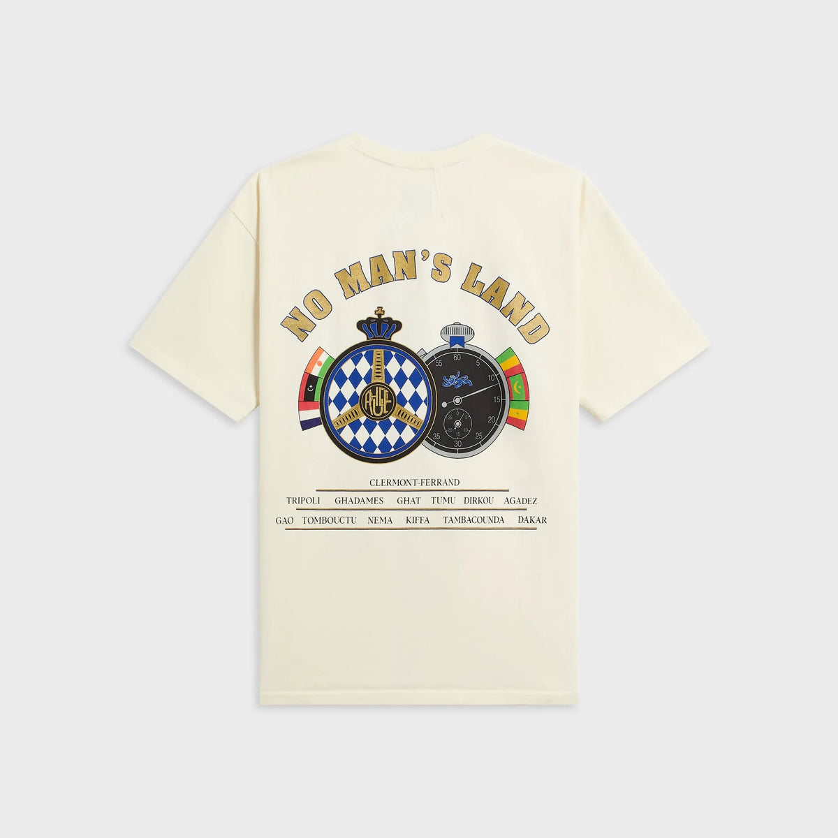 Rhude Chrono Tee - Vintage White / Blue