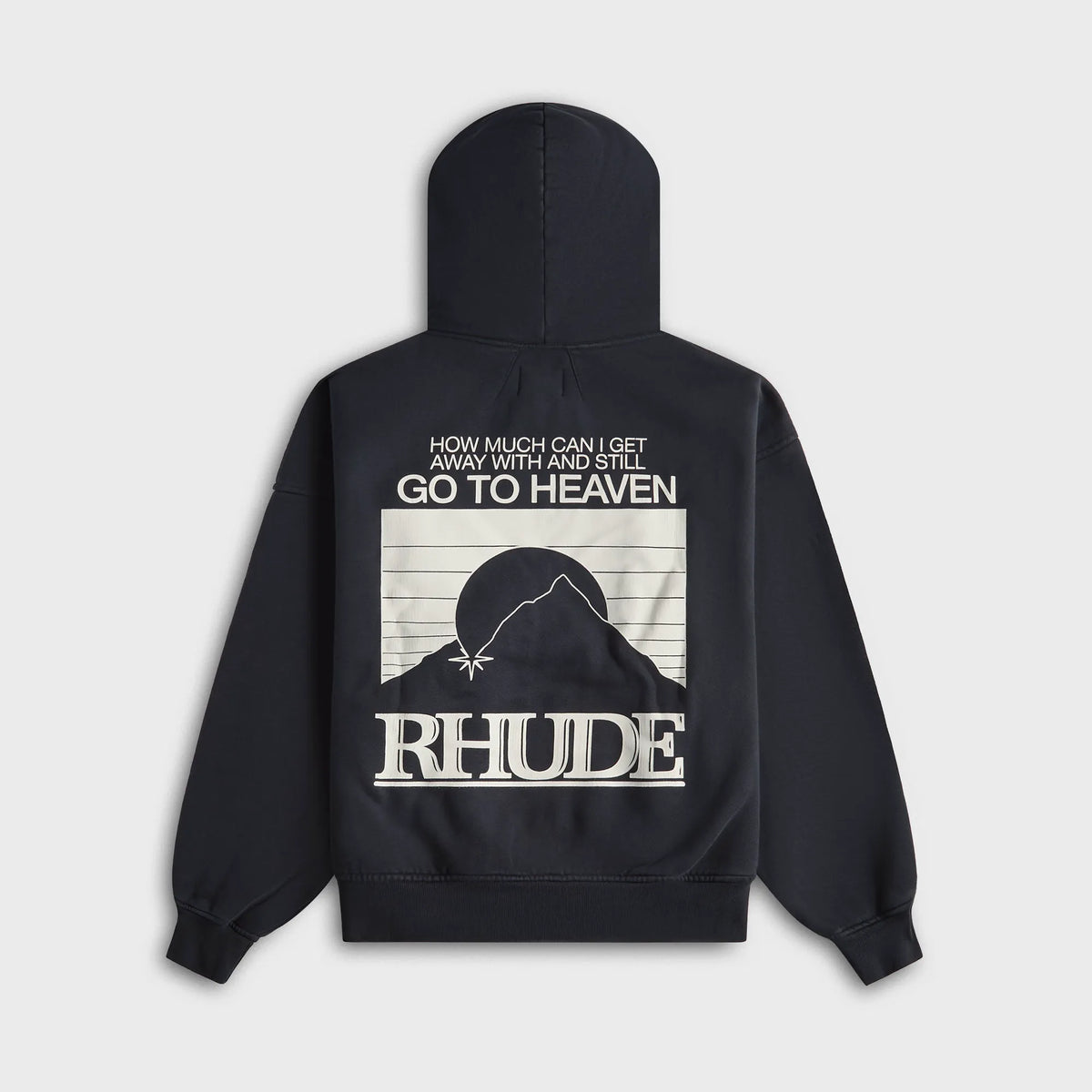 Rhude Moonlight Pack Hoodie - Vintage Black / White