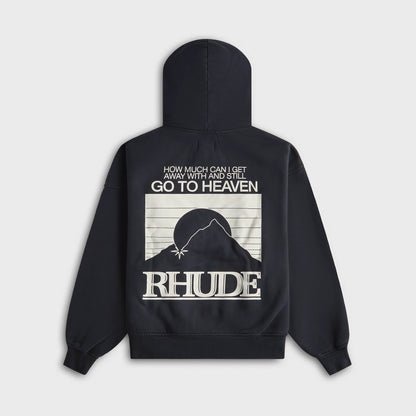 Rhude Moonlight Pack Hoodie - Vintage Black / White