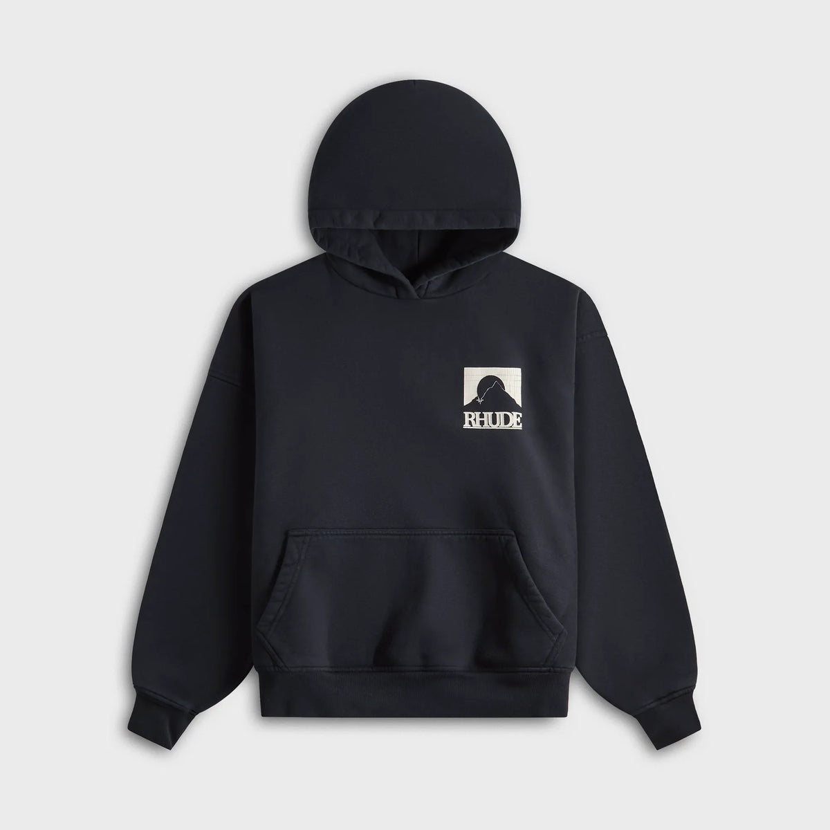 Rhude Moonlight Pack Hoodie - Vintage Black / White
