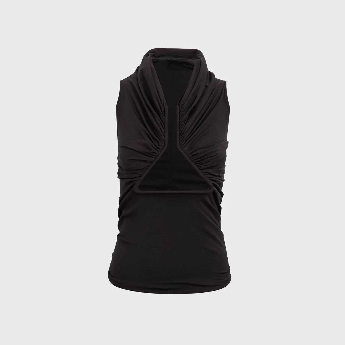Rick Owens Jersey Prong Top - Black