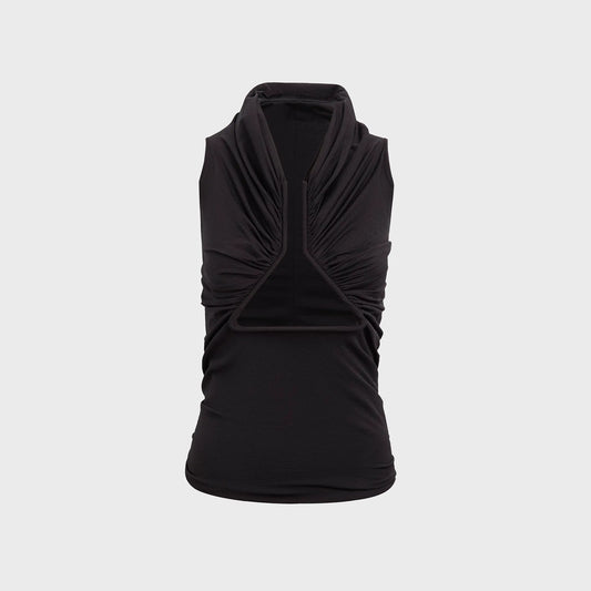 Rick Owens Jersey Prong Top - Black