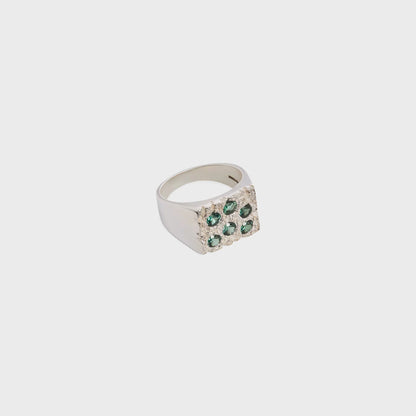 Bleue Burnham Rose Garden Signet - Green